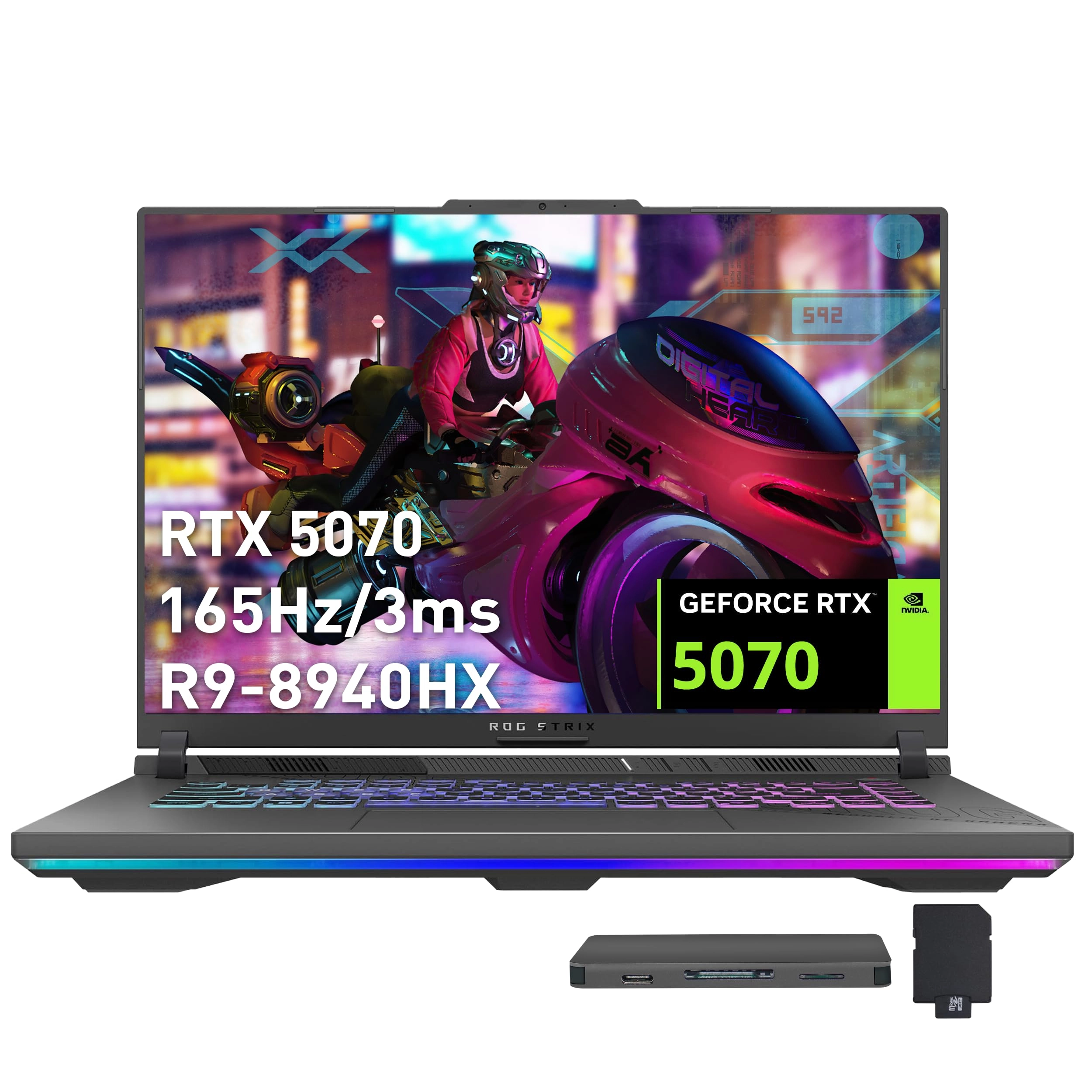 ASUS ROG Strix G16 - 16'' Ryzen 9 8940HX 32GB DDR5 2 TB SSD