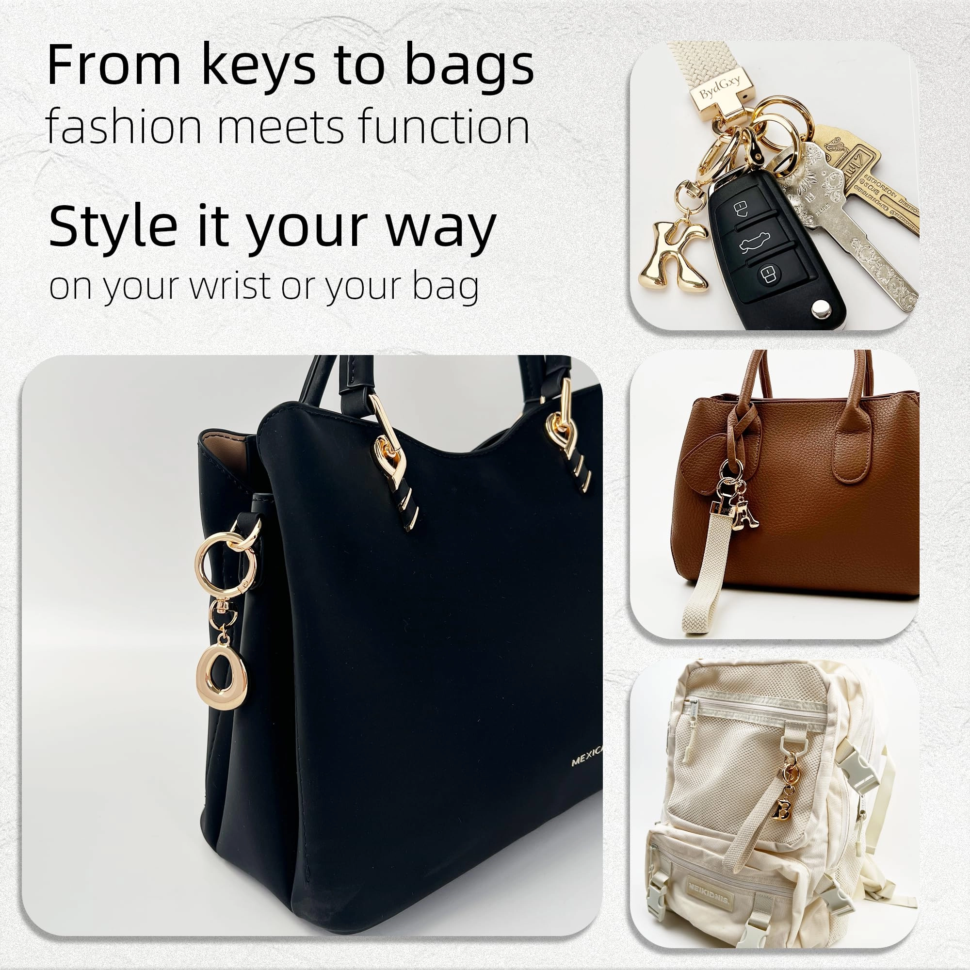 Initial Keychain - Letter