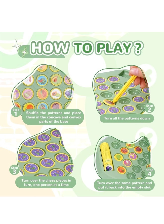 Fruit Flip Memory Chess Puzzle - 64 pcs