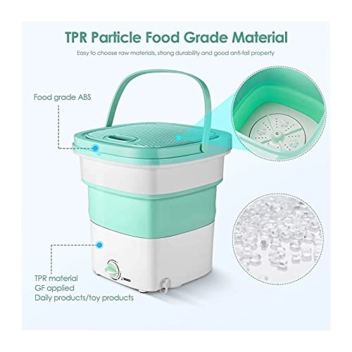 Mini Washing Machine - Folding Handle, Polypropylene Washing capacity: 2KG