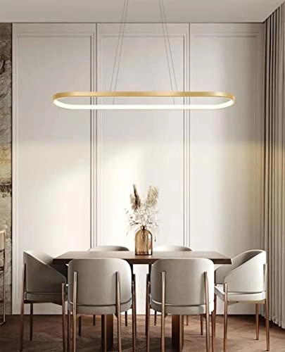 Hanging Dining Table Oval LED Lamp - 200 cm
