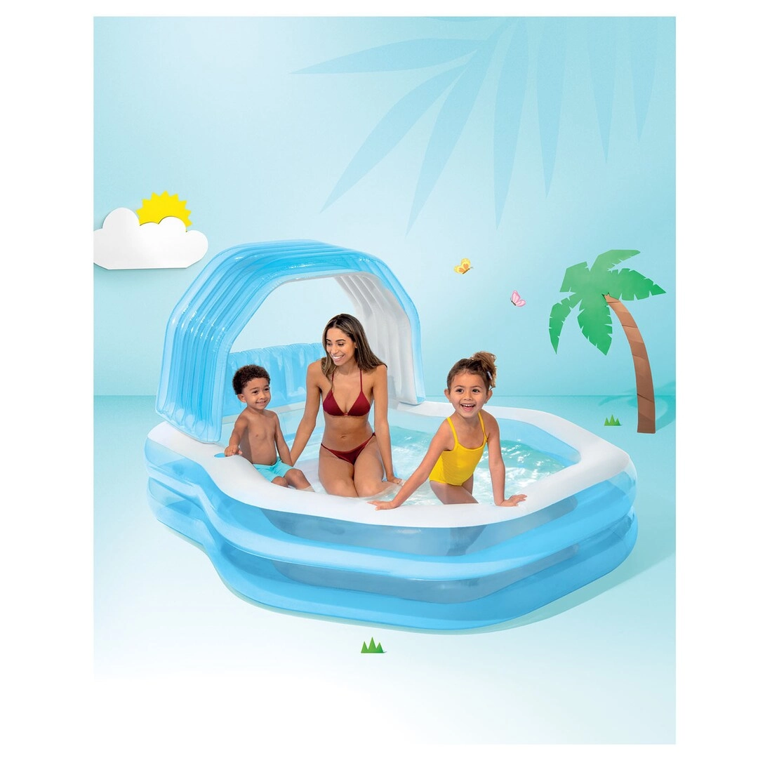 Swim Center Inflatable Family Sunshade Pool - 530 liters