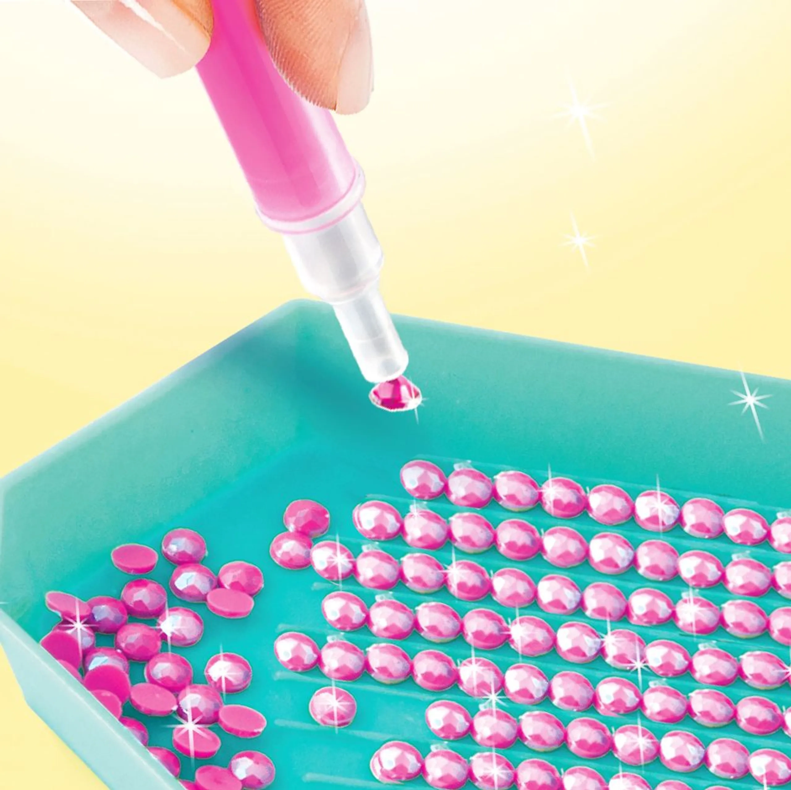 Diamond Art Hair Clip Set - 8 clips