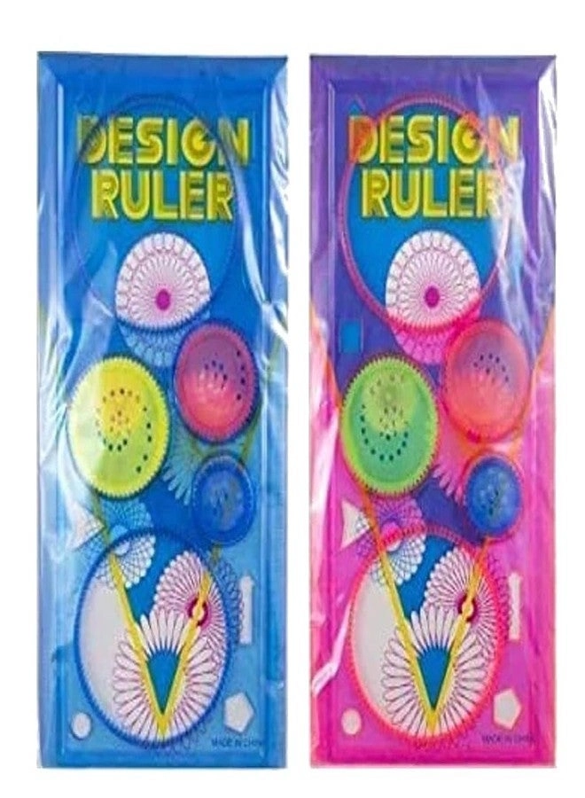 Promote Mandala Geometric Creation Ruler - 2 pcs