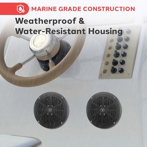 Dual Marine Speakers - 6.5 Inch 120 Watt