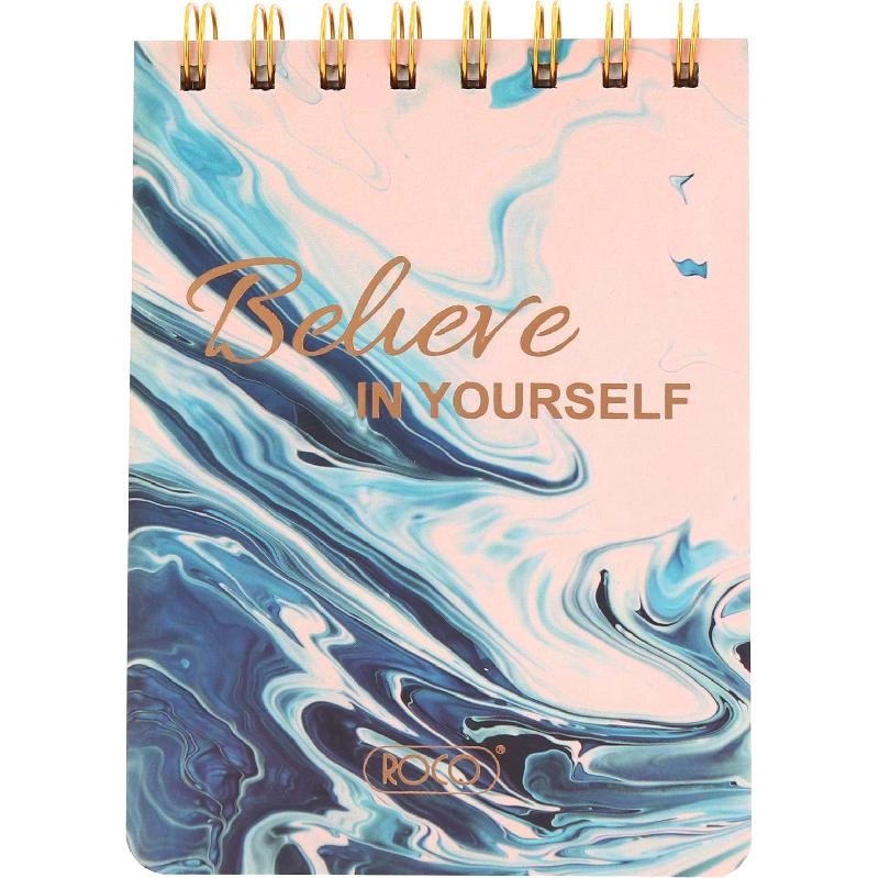 Memo Notebook A7 Spiral - Lined 60 Sheets