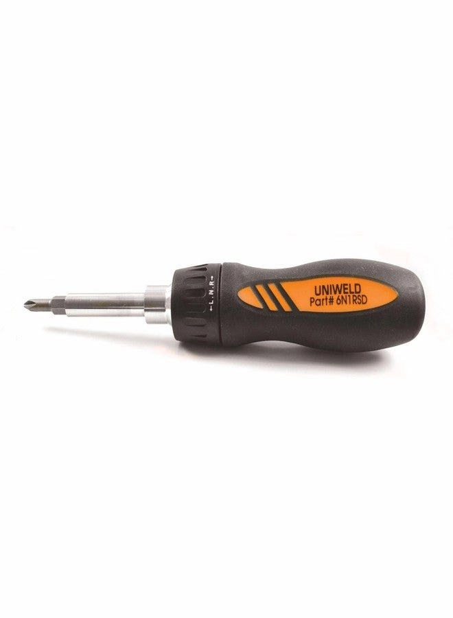 Uniweld 6N1RSD Ratcheting Multi-Bit Screwdriver
