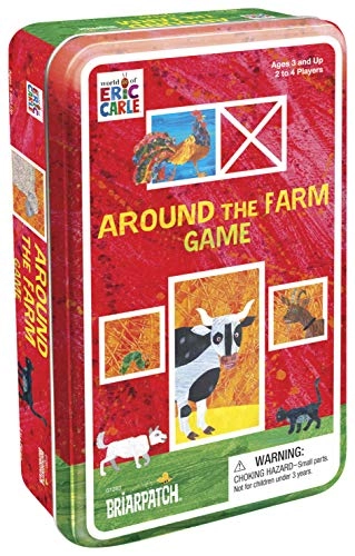 Around The Farm Memory Match Game Tin - 3 years and up