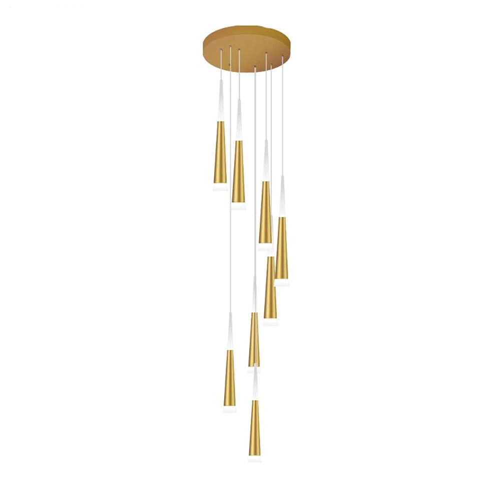 E27 American Style Chandelier - Copper 6
