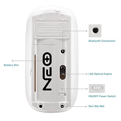 Silent Click Optical Mouse - Wireless