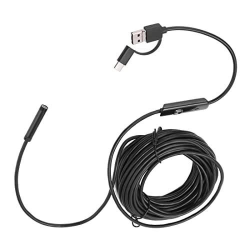 7mm USB Endoscope Inspection Camera - 3 In 1 HD Waterproof 6 Led