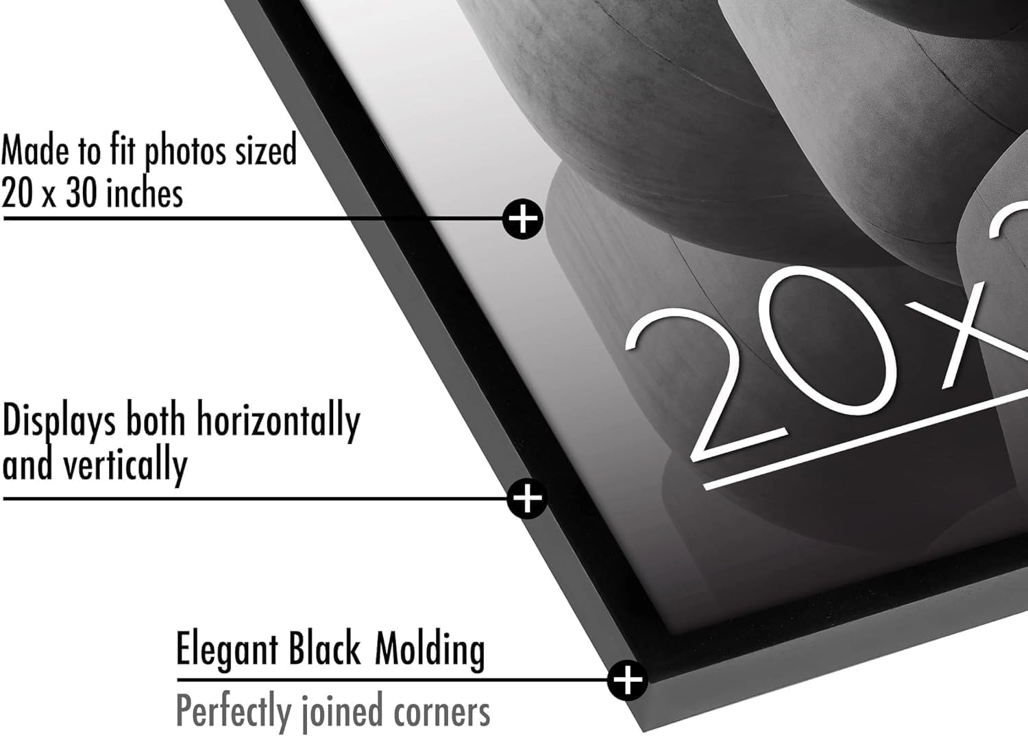 LX2030BLK - 20x30 1.0 Count