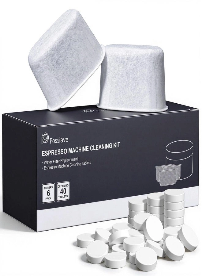 Possiave Charcoal Water Filters + Cleaning Tablets