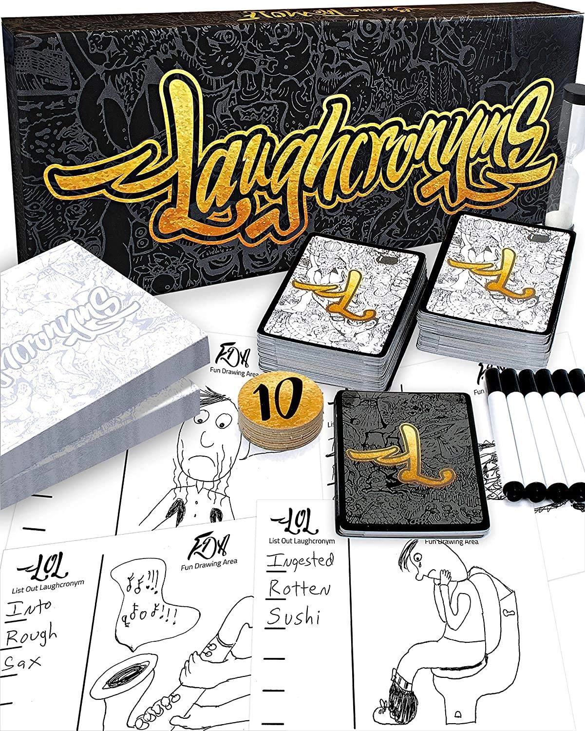 MZA STORES Party Game - Adults or Families Fast Funny Drawing