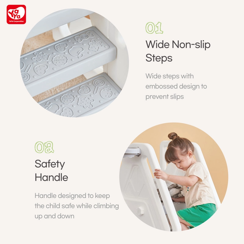 2-in-1 Slide With Swing Set - Suitable for 2 to 6 years