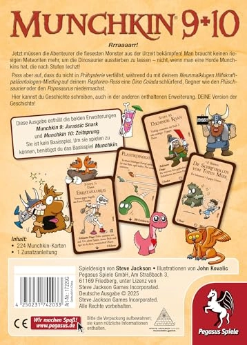 Munchkin 9 + Munchkin 10 - Card Game (German)