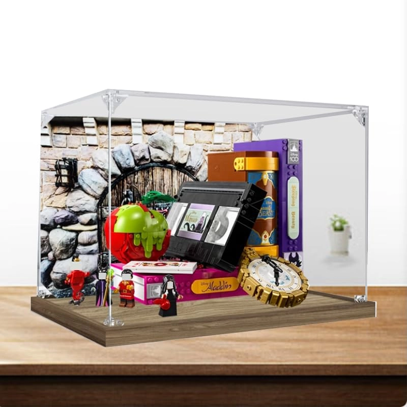 Clear Acrylic Display Case - Villain Icons Lego Disne