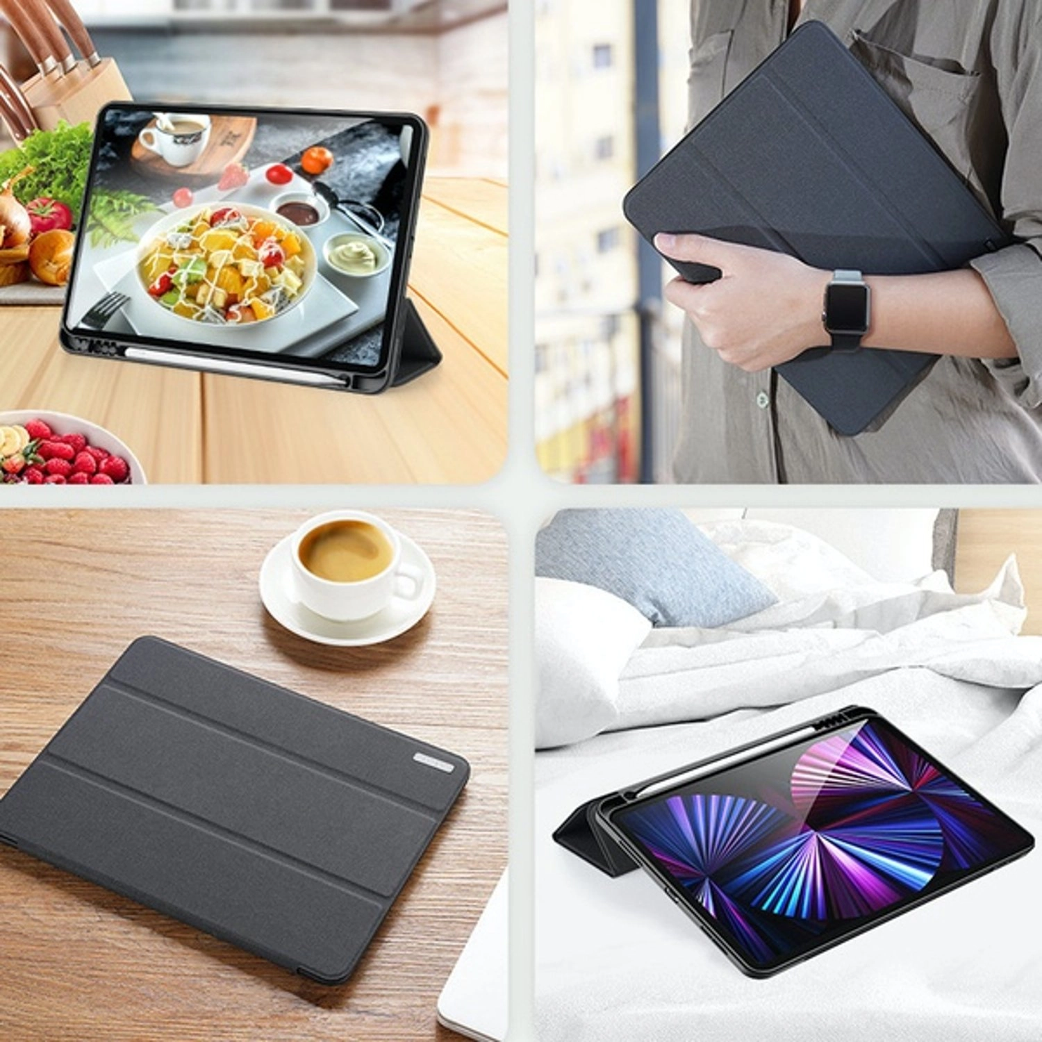 Tofu Series Folio Case for iPad 10.2-inch