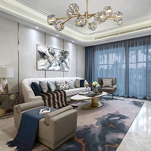 Molecular Crystal Chandelier - Copper 15 heads