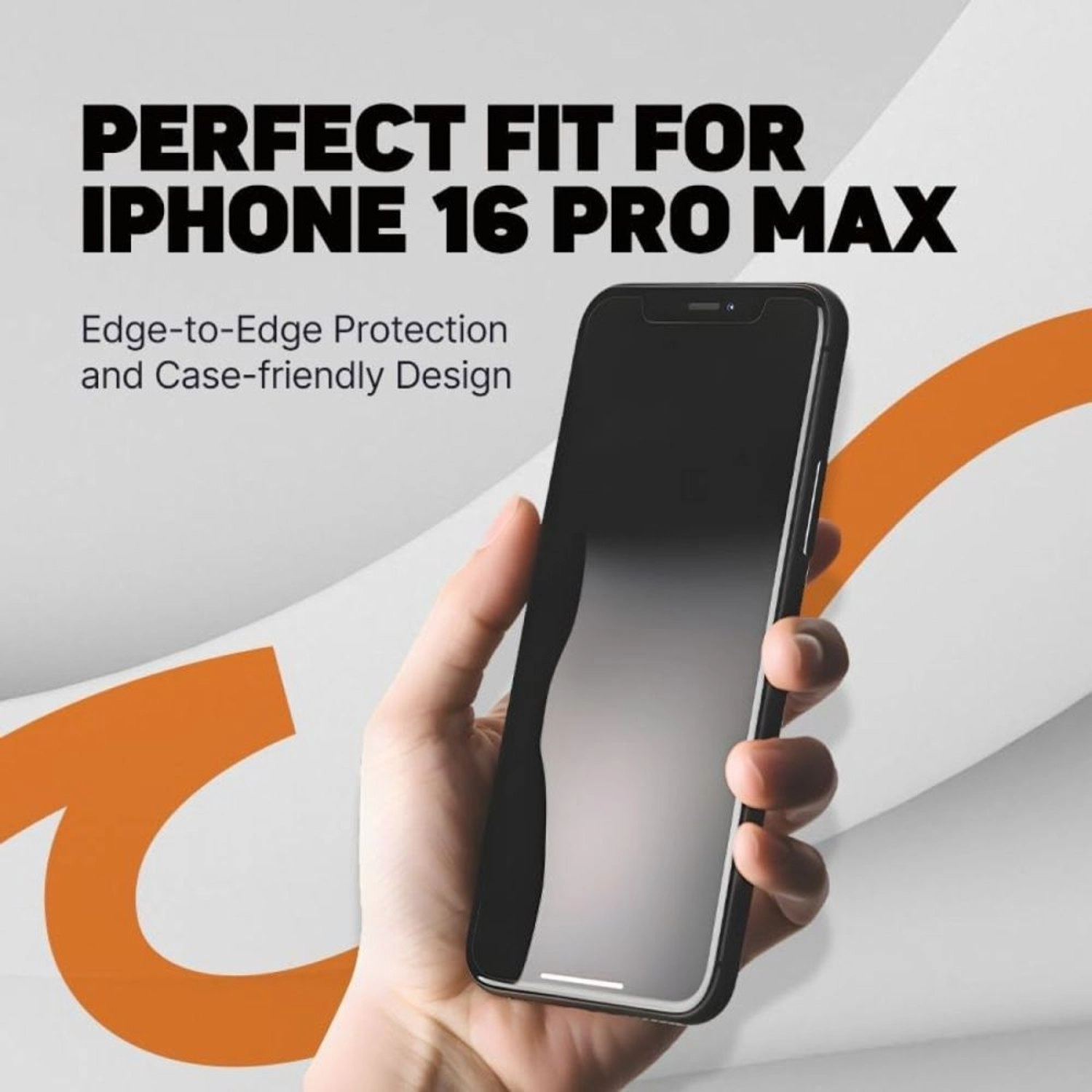 Privacy Screen Protector - iPhone 16 Pro Max Anti-Spy Tempered Glass