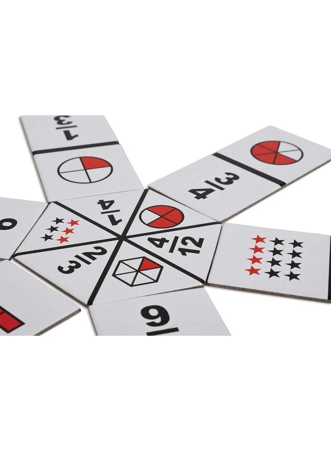 The Original Fraction Dominoes - 49 pieces