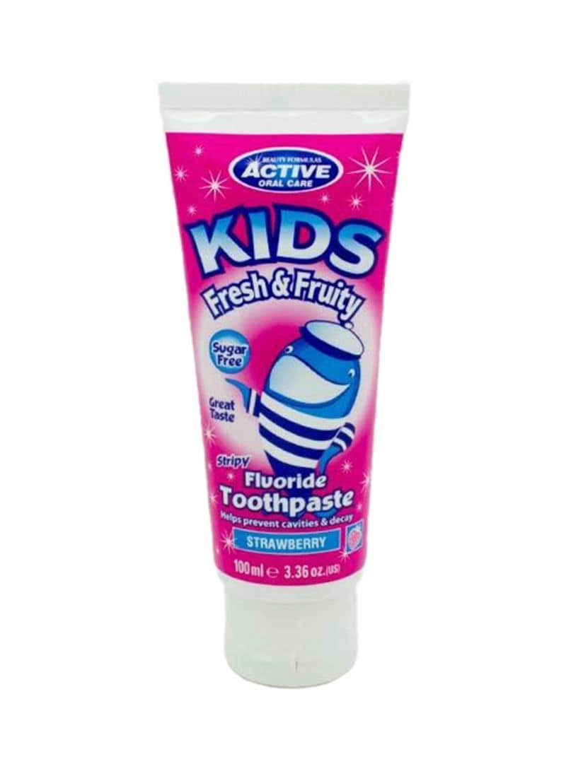 Nutripharm LLC Active Oral Care Fresh And Fruity Fluoride Toothpaste 100ml