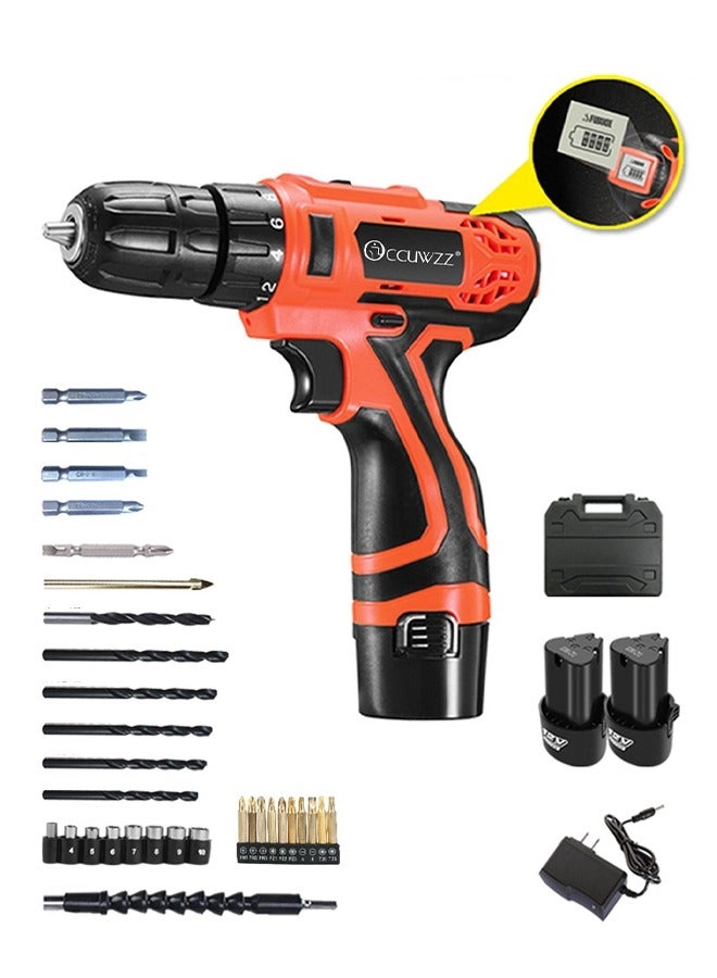 Occuwzz Electric Drill - 12V 600W 22-piece
