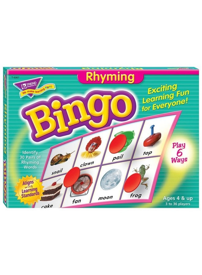 Trend Enterprises Rhyming Bingo Game - 4 And Up