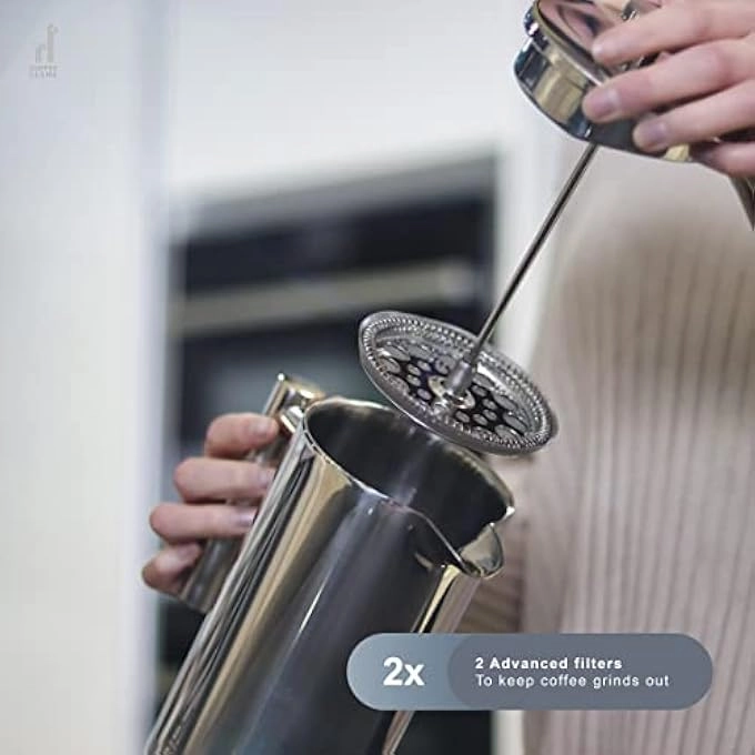 Portable French Press - Stainless Steel Travel