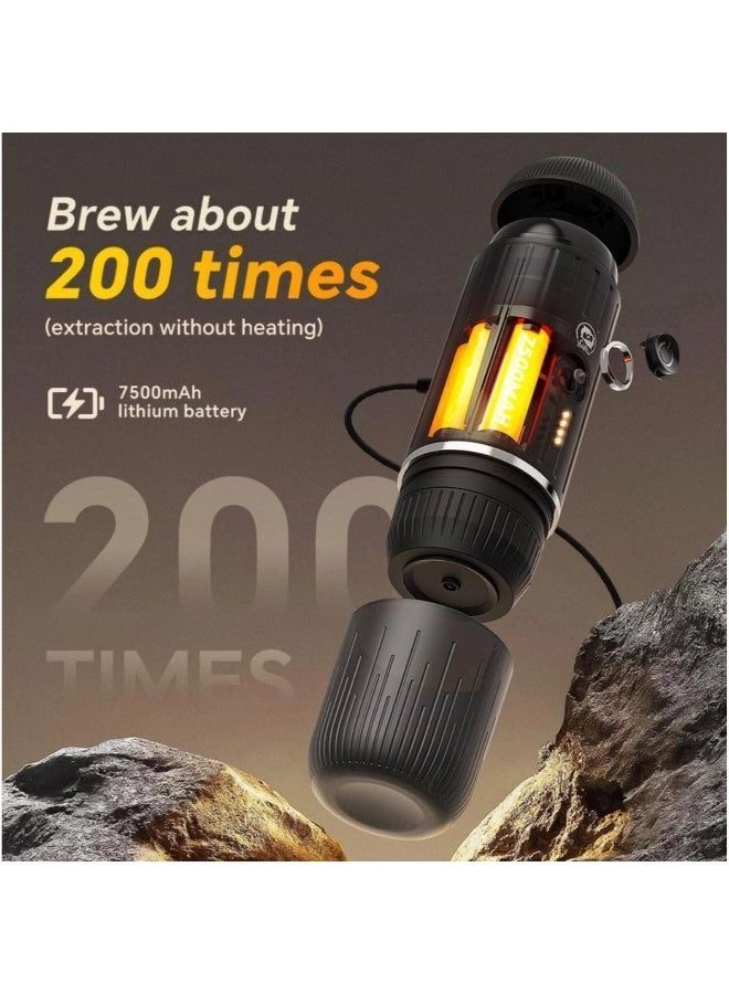 Tradeo Portable Travel Espresso Maker - 19-bar 120W 7500mAh