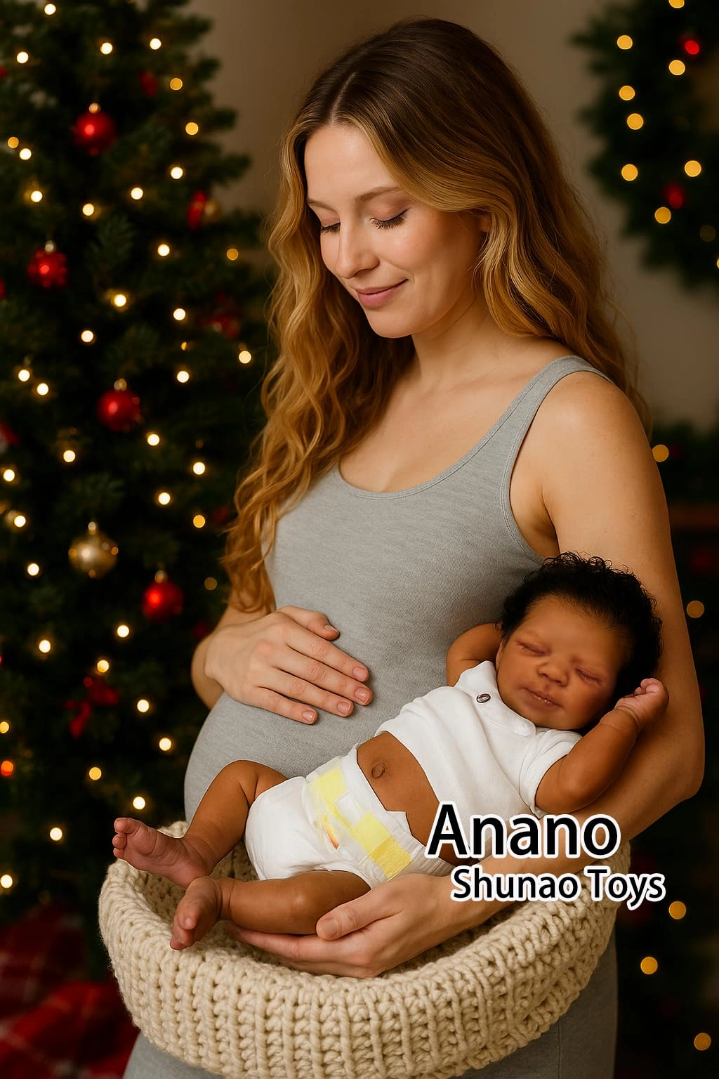 Reborn Baby Doll - 18 Inch Silicone Full Body African American