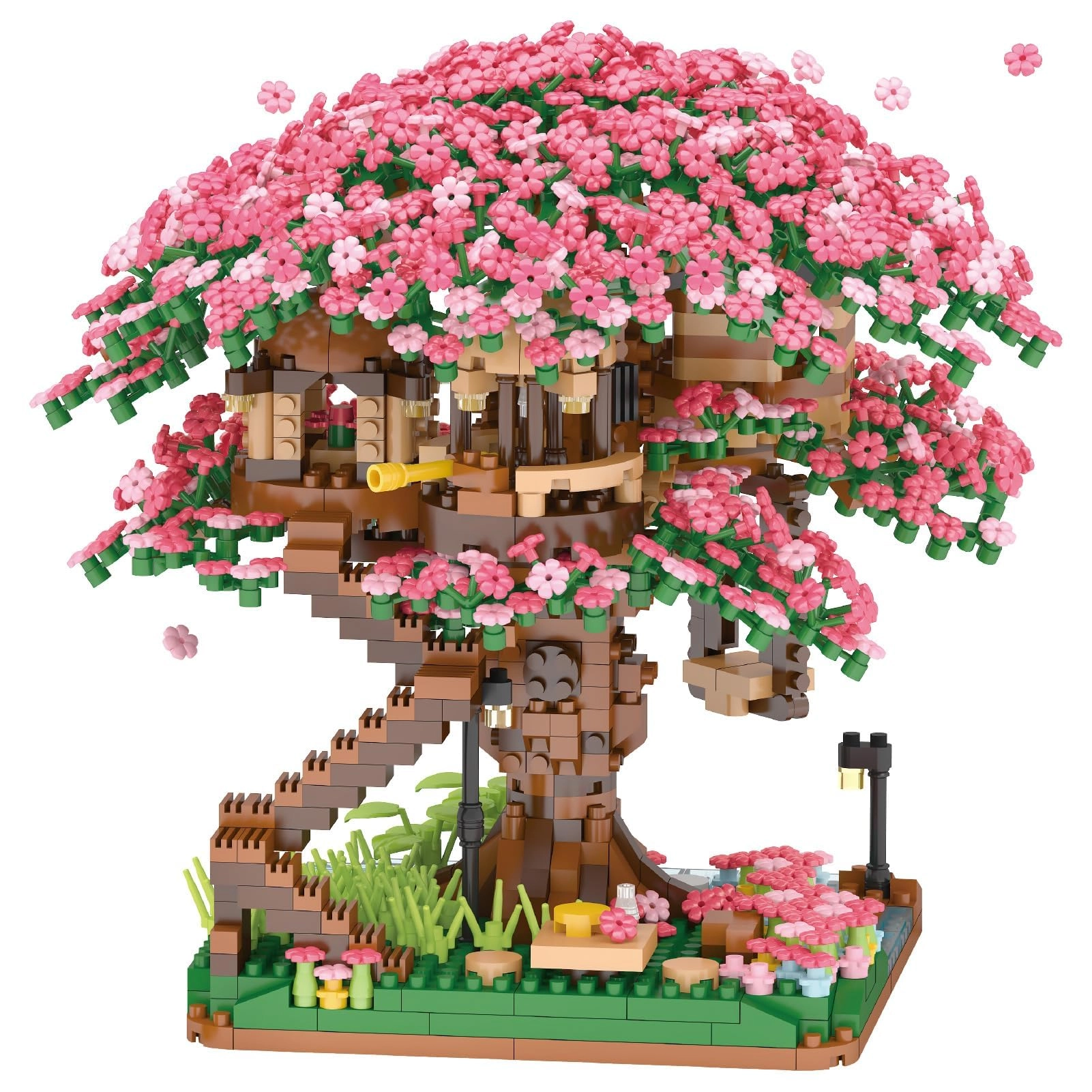 Uniiking Cherry Blossom Tree Building Set - 2008pcs Floral