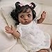 Peeka Reborn Baby Doll - 16 Inch Cloth Body African American