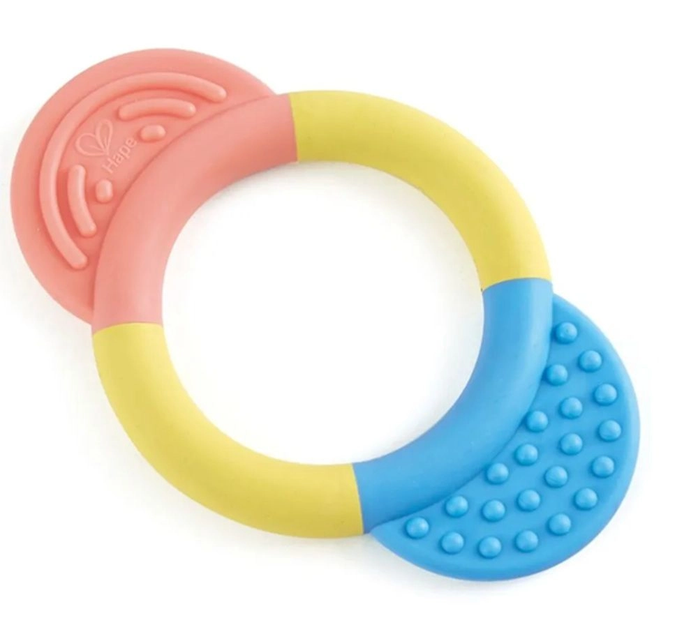 Rattling Rings Teether - rice-based material