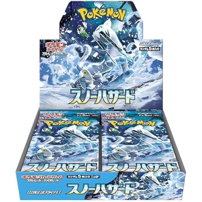 rayihni POKEMON SNOW HAZARD BOOSTER BOX - Japanese 30pcs