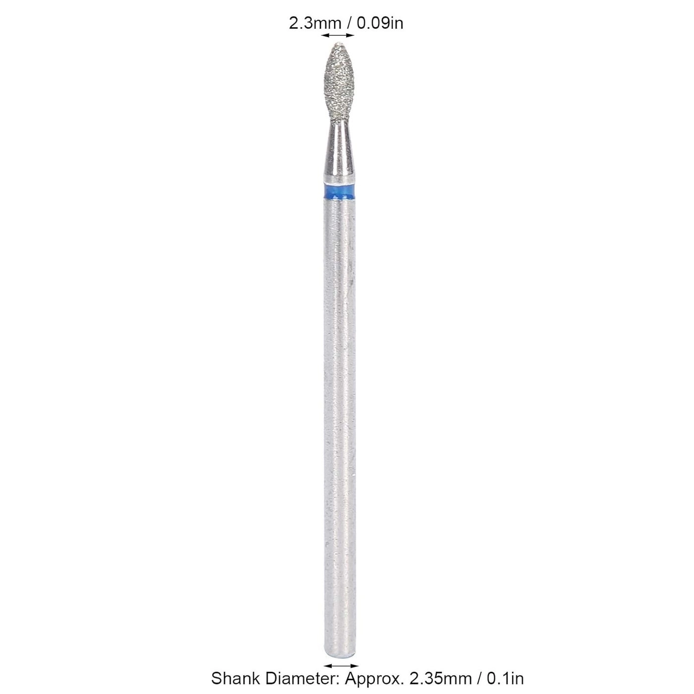 Nail Drill Bits - Emery 50pcs 2.35mm