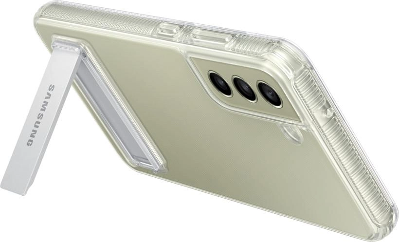 Clear Standing Cover Galaxy S21 FE - Thermoplastic Polyurethane Case