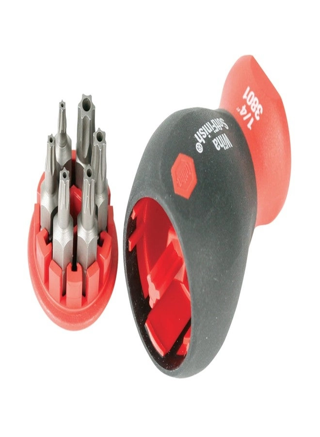 38045 Stubby Multi-Bit Screwdriver Six-In-One