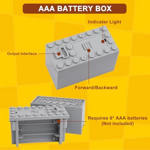 Train Motor + Power Function Kit + Remote Battery Box Receiver - 6 years and up