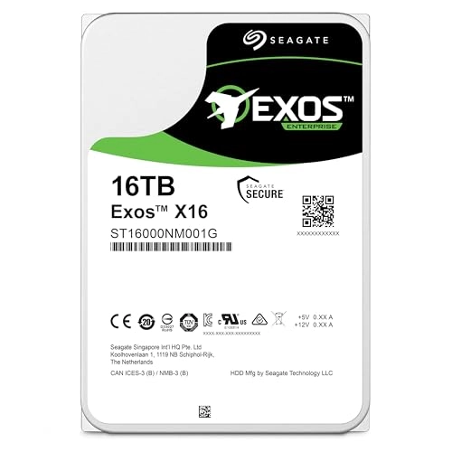 Exos X16 3.5" 7200rpm SATA (ST16000NM001G) - 16TB