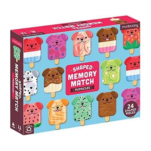 Pupsicles Shaped Memory Match - 36 months - 8 years 24 pieces