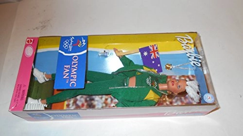 Barbie Sydney 2000 Olympic Fan Doll - British Flag 3 piece clothing Ages 60+