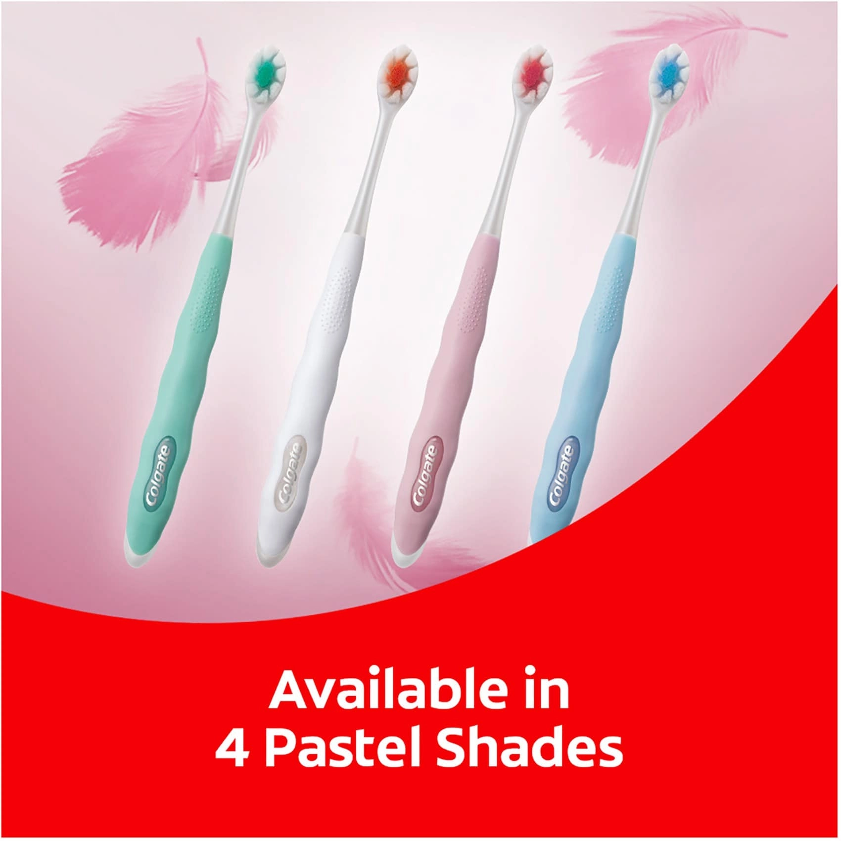 Foamsoft - Super Dense Thin Bristle Multicolor