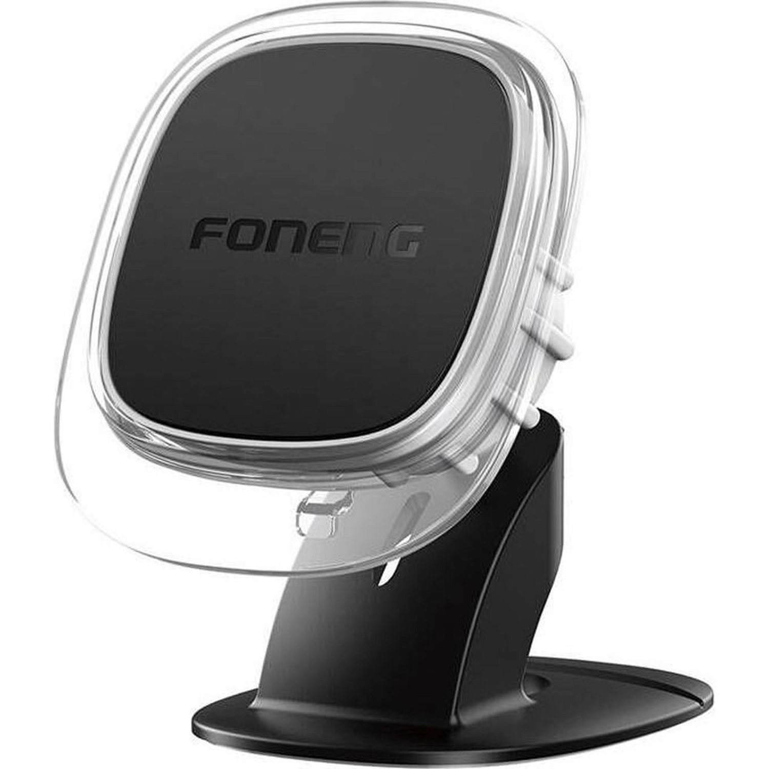 FONENG Magnetic Dashboard Car Phone Holder - 360-Degree Rotation