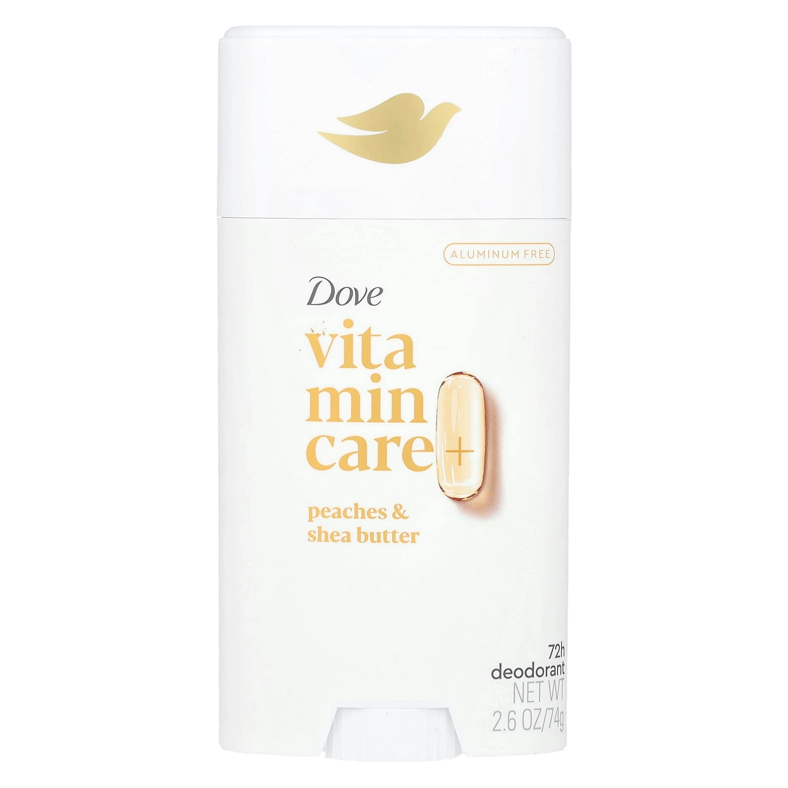 Dove Vitamin Care+ Deodorant - Peaches & Shea Butter 74 g