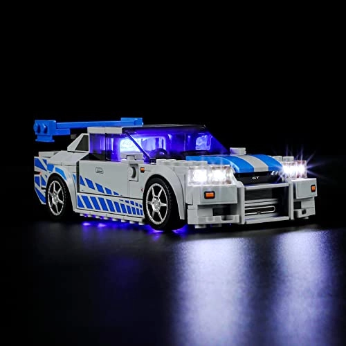 Led Lighting Kit for LEGO 76917 2-Fast-2 Furious Nissan Skyline GT-R (R34)
