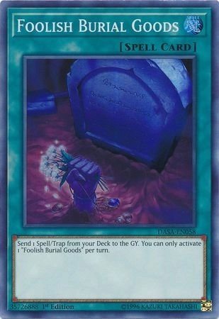 Yu-Gi-Oh! Foolish Burial Goods DASA-EN058 - 1st Edition