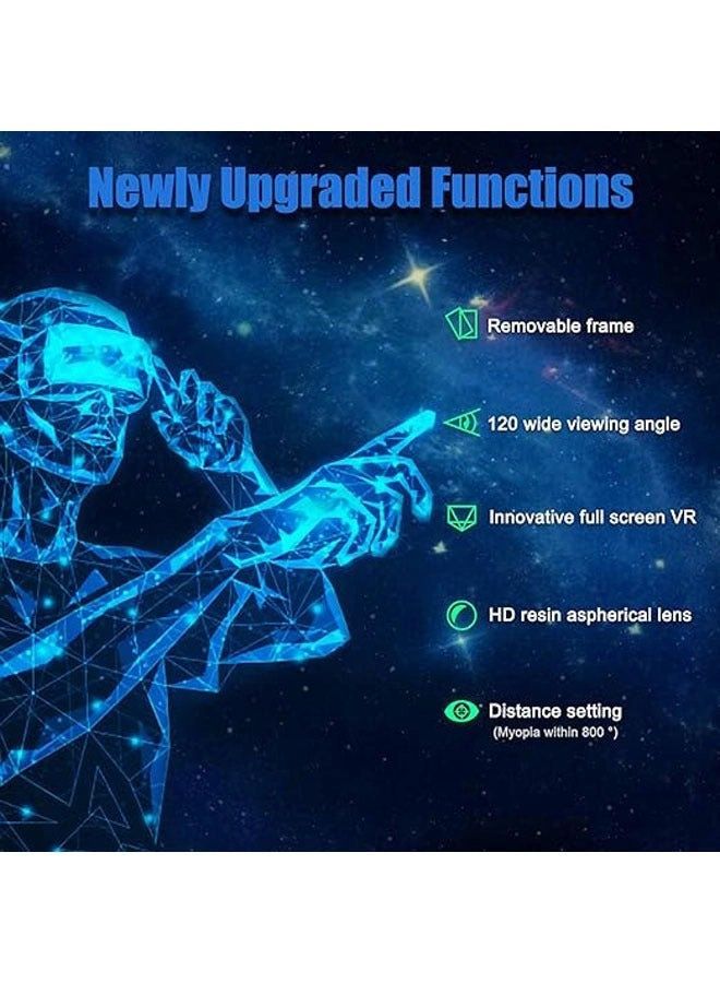 VR Headset - Compatible with iPhone and Android 7 inches