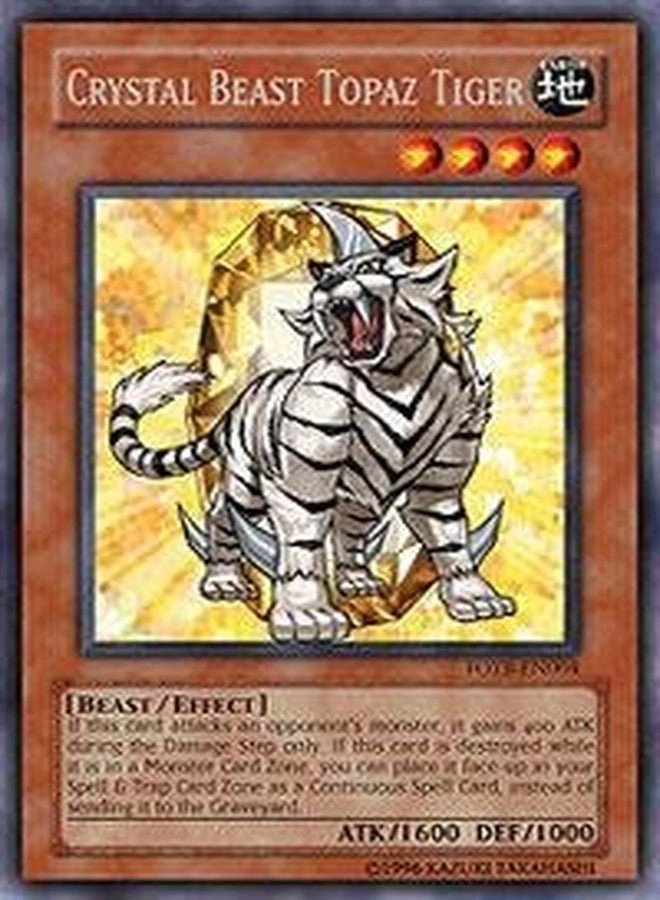 Yu-Gi-Oh! Crystal Beast Topaz Tiger FOTB-EN004 - 1st Edition