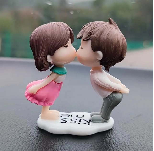 QAWACHH Cute Couple - Car Dashboard Home Office